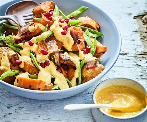 Warm Kumara And Bacon With Mustard Dressing Recipe Beetroot Salad
