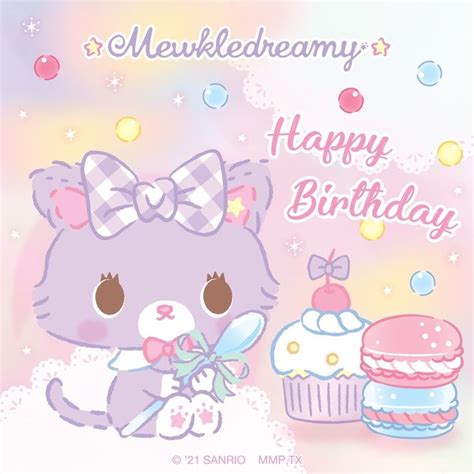 Sanrio Hk On Instagram “【happy Birthday To Mew💜】 身為mewkledreamy主角嘅mew