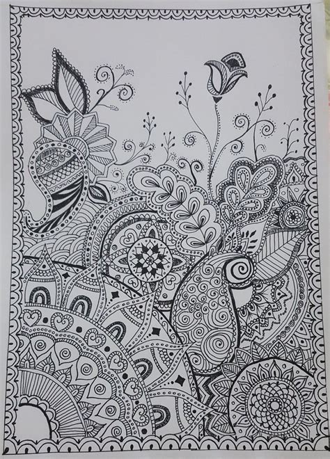 Doodle Art Drawing Zentangle Drawings Mandala Drawing Zentangle
