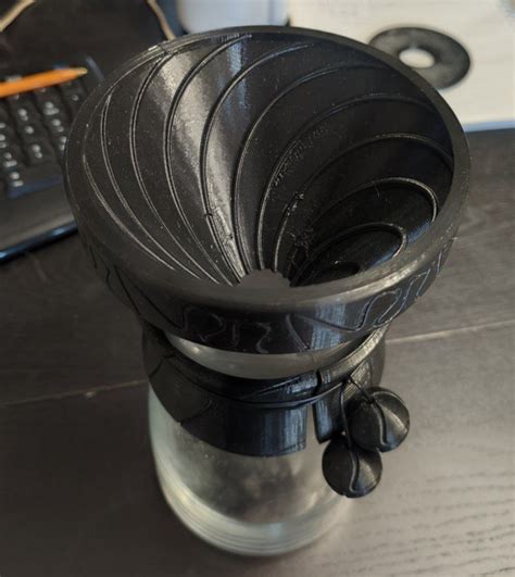 Stl File V60 Coffee Dripper For Ikea Karaff Full Verse・3d Print Design