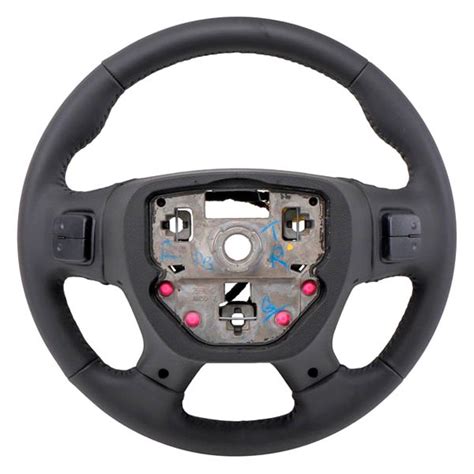Acdelco® 85001630 4 Spoke Black Leather Wrapped Steering Wheel Assembly