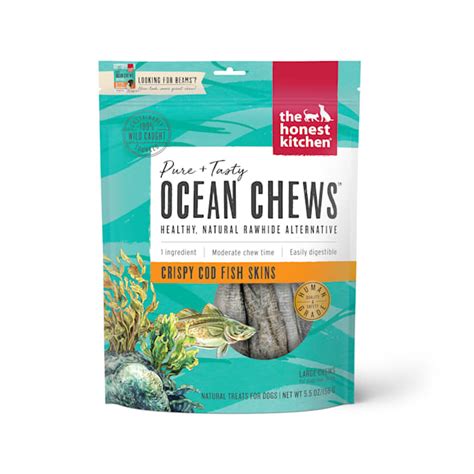 The honest kitchen dog food formulas, sizes and price. The Honest Kitchen Ocean Chews Crispy Cod Fish Skins Dog ...