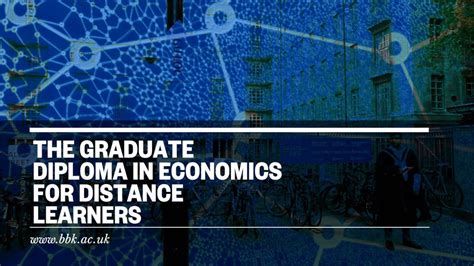 Graduate Diploma In Economics For Distance Learners Youtube