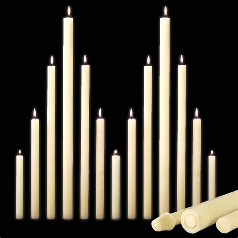 51 Beeswax Altar Candles 1½ X 7½ Church Candles