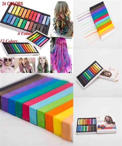 Visit To Buy Hot 24 Colors Fashion Hair Crayons Chalk Non Toxic Soft