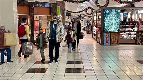 Shoppers Head To The Auburn Mall On Black Friday