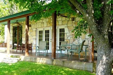 These two properties share the private pool. Lake Cottage Rental in Texas Hill Country.