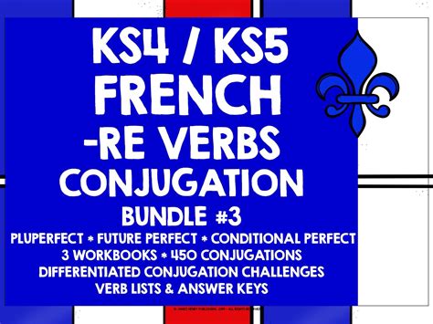 French Re Verbs Conjugation Practice 3 Teaching Resources