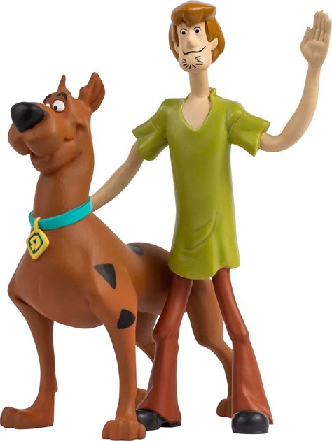 Action Figures Scooby Doo And Shaggy Bendable Pair New Sd 5306