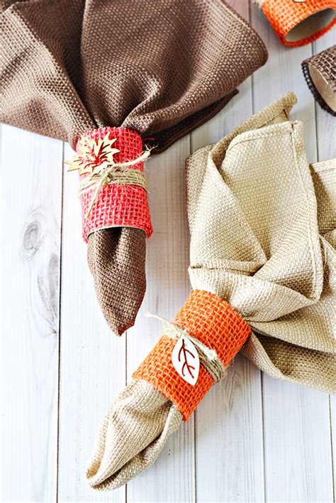 One such thing is the napkin ring. Easy DIY Thanksgiving Napkin Rings Tutorial