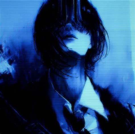 From Chainsaw Man Blue Aesthetic Dark Cyber Aesthetic Aesthetic