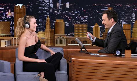 Margot Robbie Plays The Whisper Challenge With Jimmy Fallon The