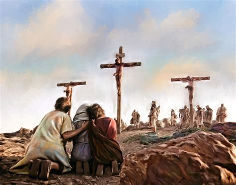 Crucifixion Religion Jesus Christ Art Painting Painting By Andres Ramos