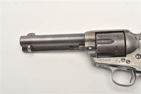 Colt Saa Revolver 32 Wcf Caliber 475 Barrel Blued Finish Old