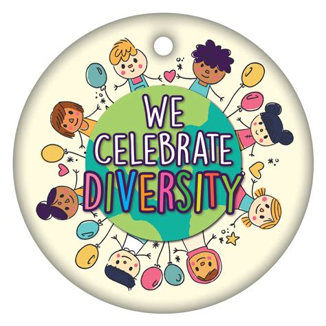 2 Circle Tags We Celebrate Diversity