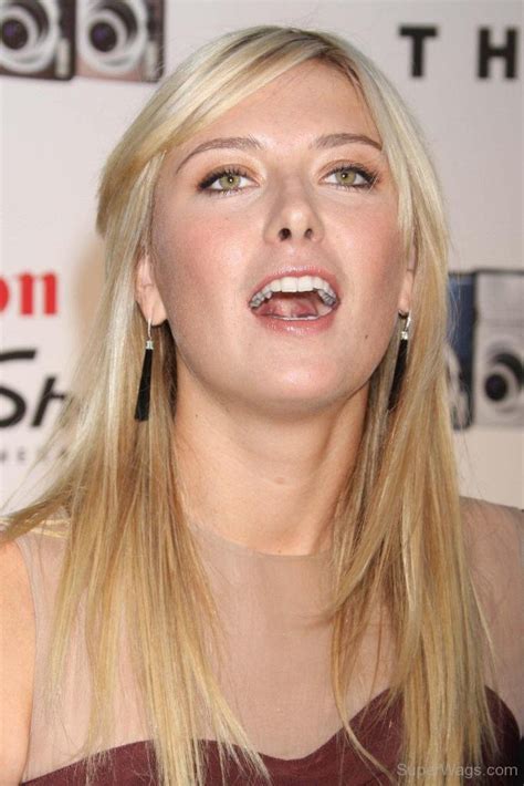 Maria Sharapova Closeup Super Wags Hottest Wives And Girlfriends Of