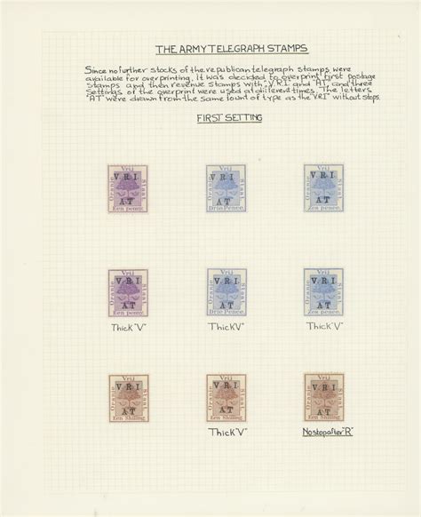 2128 Orange Free State Telegraph Stamps 1900 Vri Stamps Neatly Mou