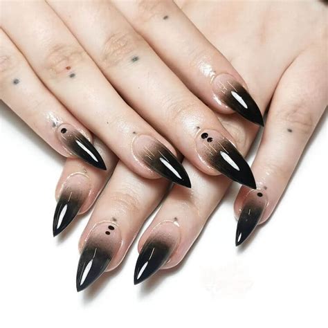 20 Goth And Emo Nail Designs For An Edgy Look Beautiful Dawn Designs
