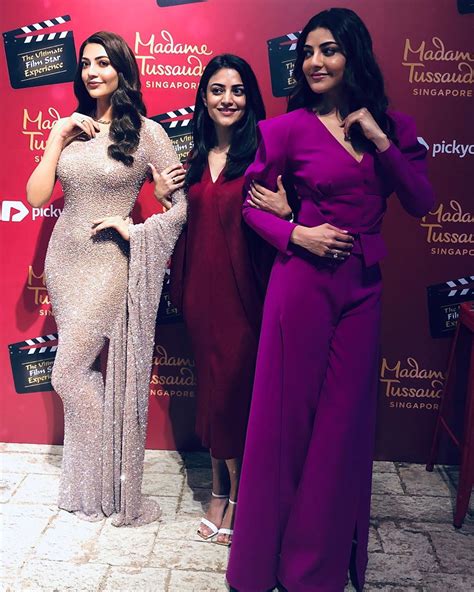 Kajal Aggarwal Unveils Her Wax Statue At Madame Tussauds Singapore News Nation English