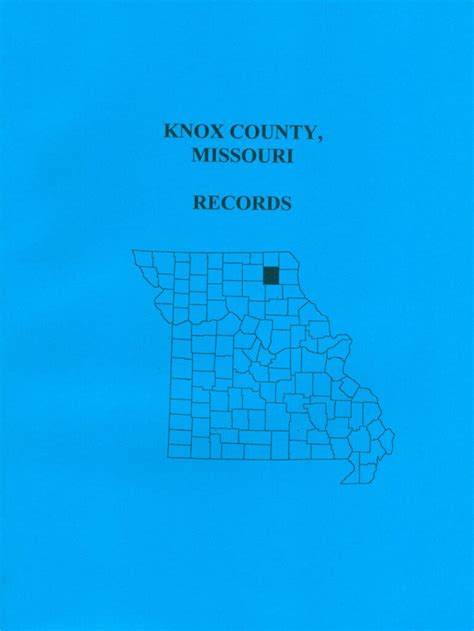 Knox County Missouri Records Mountain Press And Southern Genealogy Books