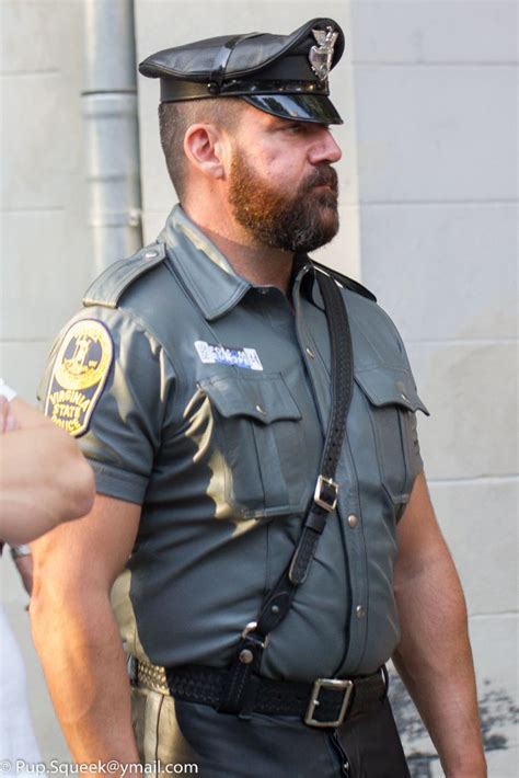 Leathercop With Virginia State Police Badges Always Best Worn On A