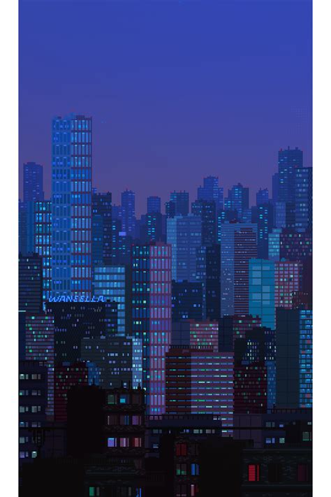 Pixel Cities By Waneella — Designcollector