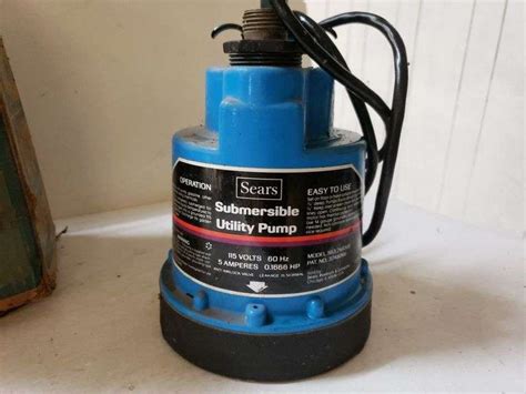 Sears Submersible Utility Pump Trice Auctions