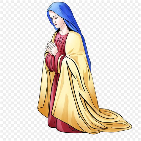 Blessed Virgin Mary Clipart Hd PNG Praying Virgin Mary Christian