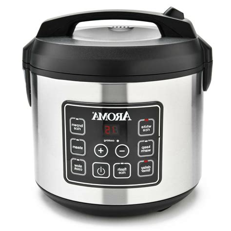 Aroma 20 Cup Programmable Rice Grain Cooker And