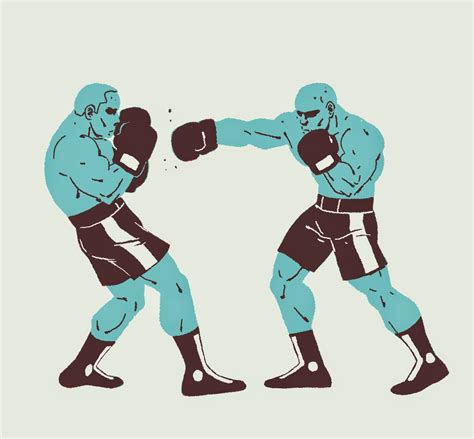 Mrglups Boxing Art Boxing Illustration Character Design
