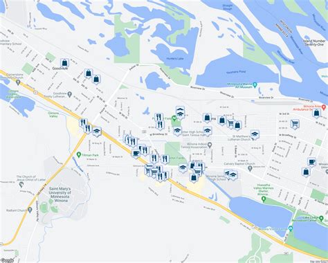 Winona Area Map