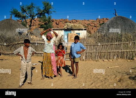 Rural House Rajasthan India Stock Photo Alamy