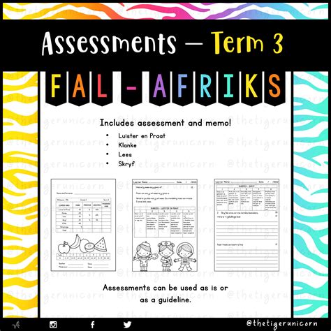 Grade 2 Assessment Afrikaans First Additional Language Term 3 With