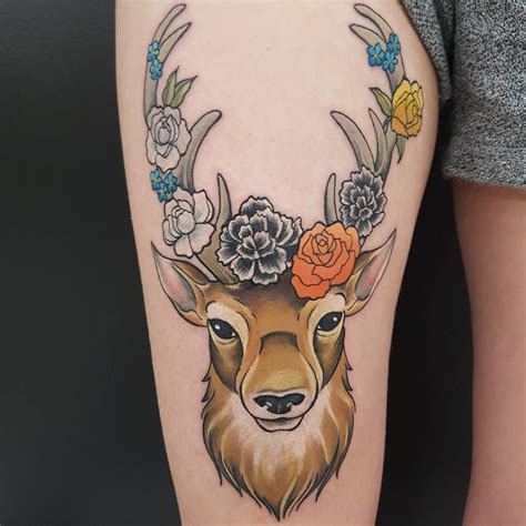 Artistasia Asiatattoo Tattoo Tattooart Tattooartist Artist Deer