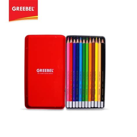 Jual Greebel 1712 Classic Colour Pencil Tin Case 12 Warna Di Lapak