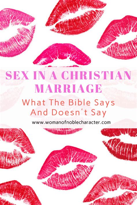 sex in a christian marriage what the bible says and doesnt say