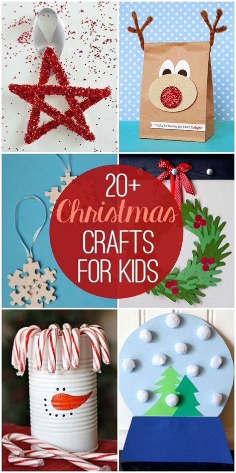 20 Christmas Crafts For Kids So Many Cute And Fun Craft Ideas And