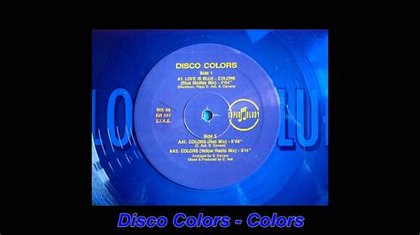 Disco Colors Colors Blue Medley Mix Youtube