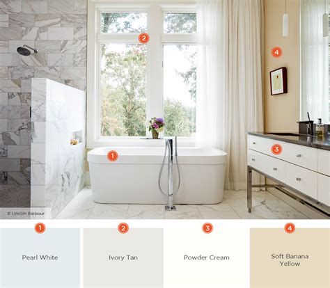 Master Bathroom Color Schemes Home Design Ideas