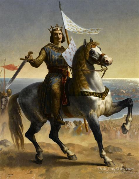 Louis Ix Saint Louis King Of France 1214 1270 1844 Artwork By