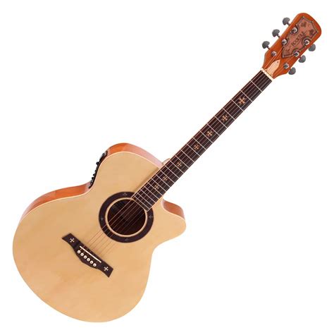 Rocktile Empire Acoustic Guitar With Pickup Natural