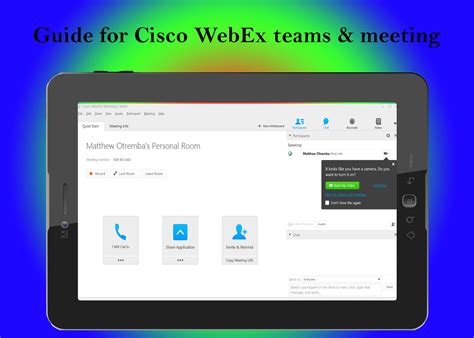 guide for cisco webex teams and meetings apk for android download