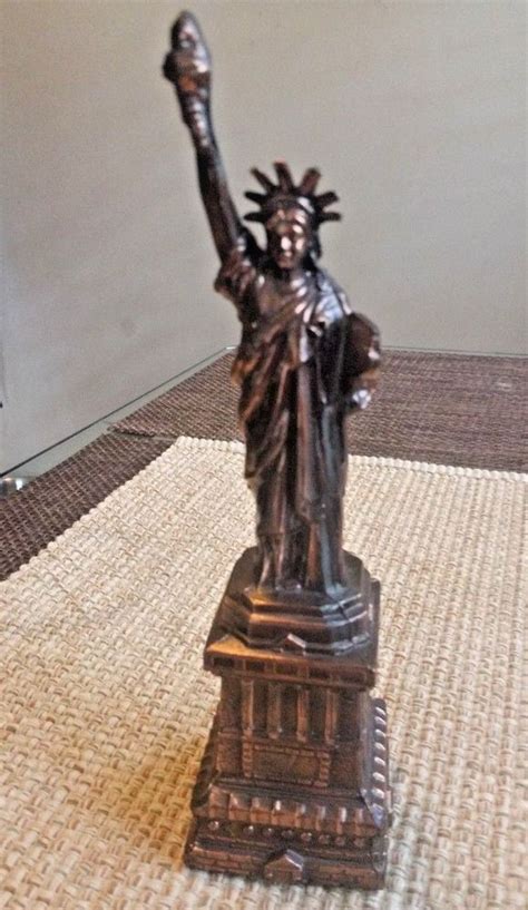 Statue Of Liberty Vintage Copper Color Metal Pride Spirit Freedom Honor