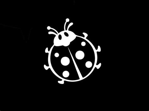 Ladybug Stickerladybug Decalcar Decalmug Decalbottle Etsy