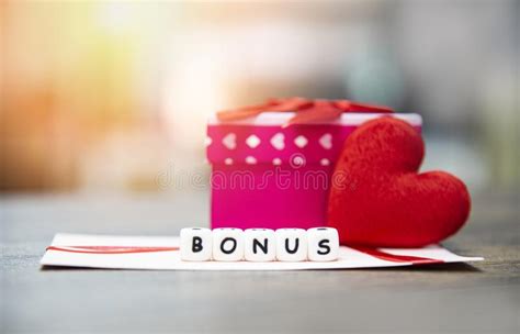 Yearly Bonus Concept Words Of Bonus And Stack Coins On Background For