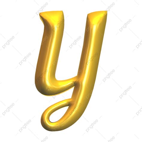 Letter Y Clipart Transparent Png Hd 3d Golden Alphabet Letter Y
