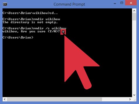 Delete Folder Command Prompt Windows Vista
