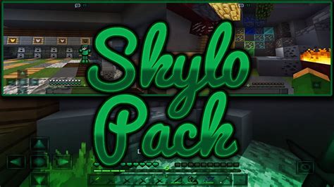 Skylo 128x ~ Mcpe 1x Green Pvp Texture Pack ~ 2017 Youtube