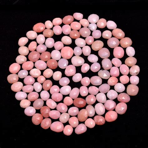 Natural Pink Opal Gemstone 10mm 12mm Faceted Fancy Rosecut Lot Etsy