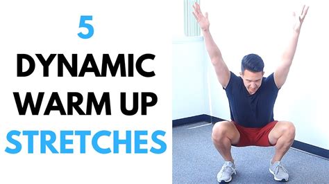 5 Dynamic Warm Up Stretches To Do Before A Workout Joetherapy Youtube